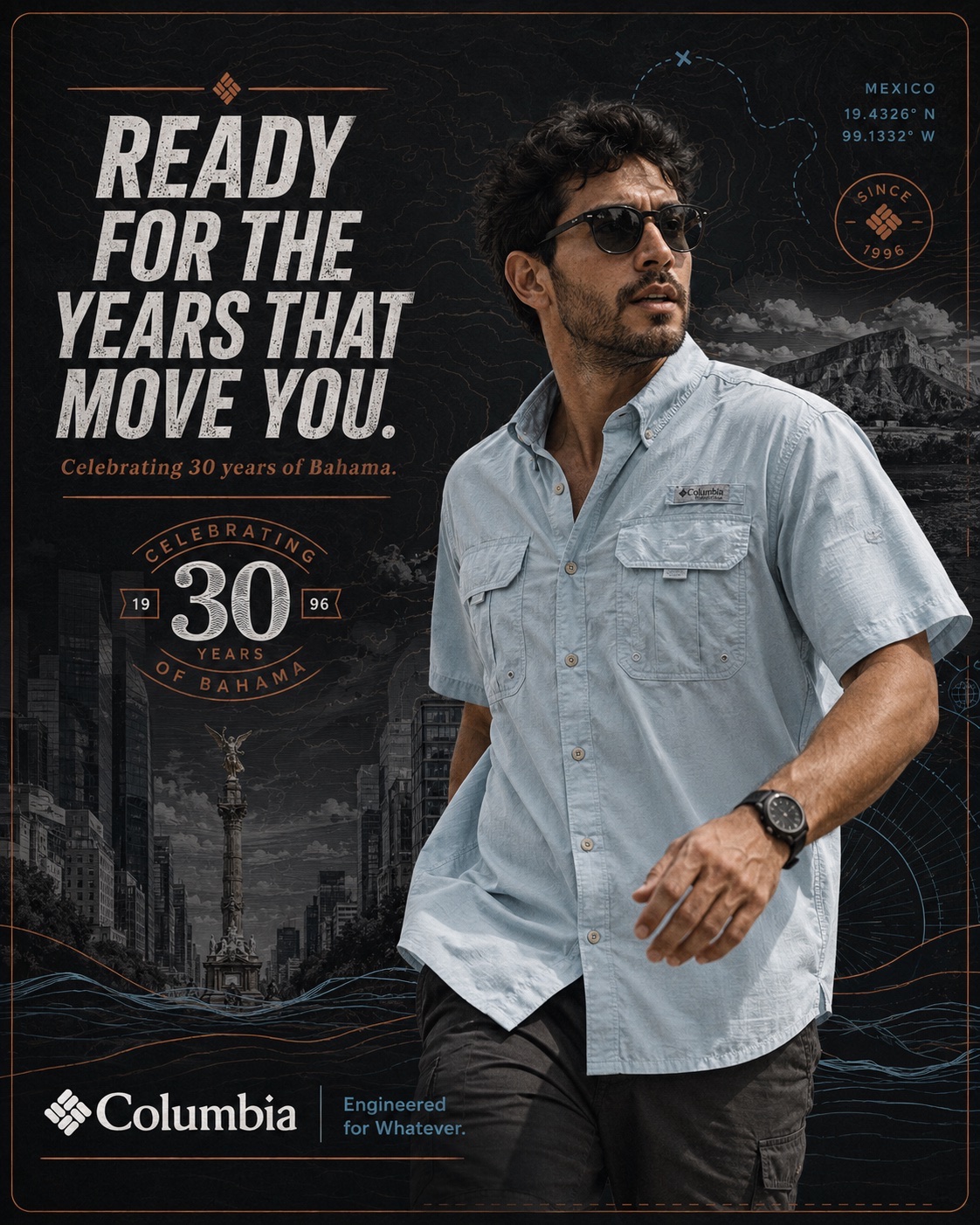 Columbia · Ready for the years that move you