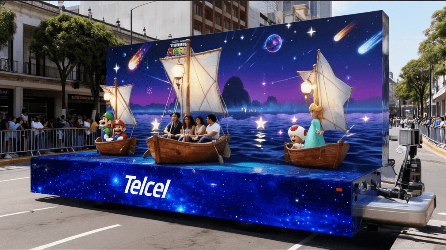 Telcel · Campaña Mario Galaxy · imagen 1
